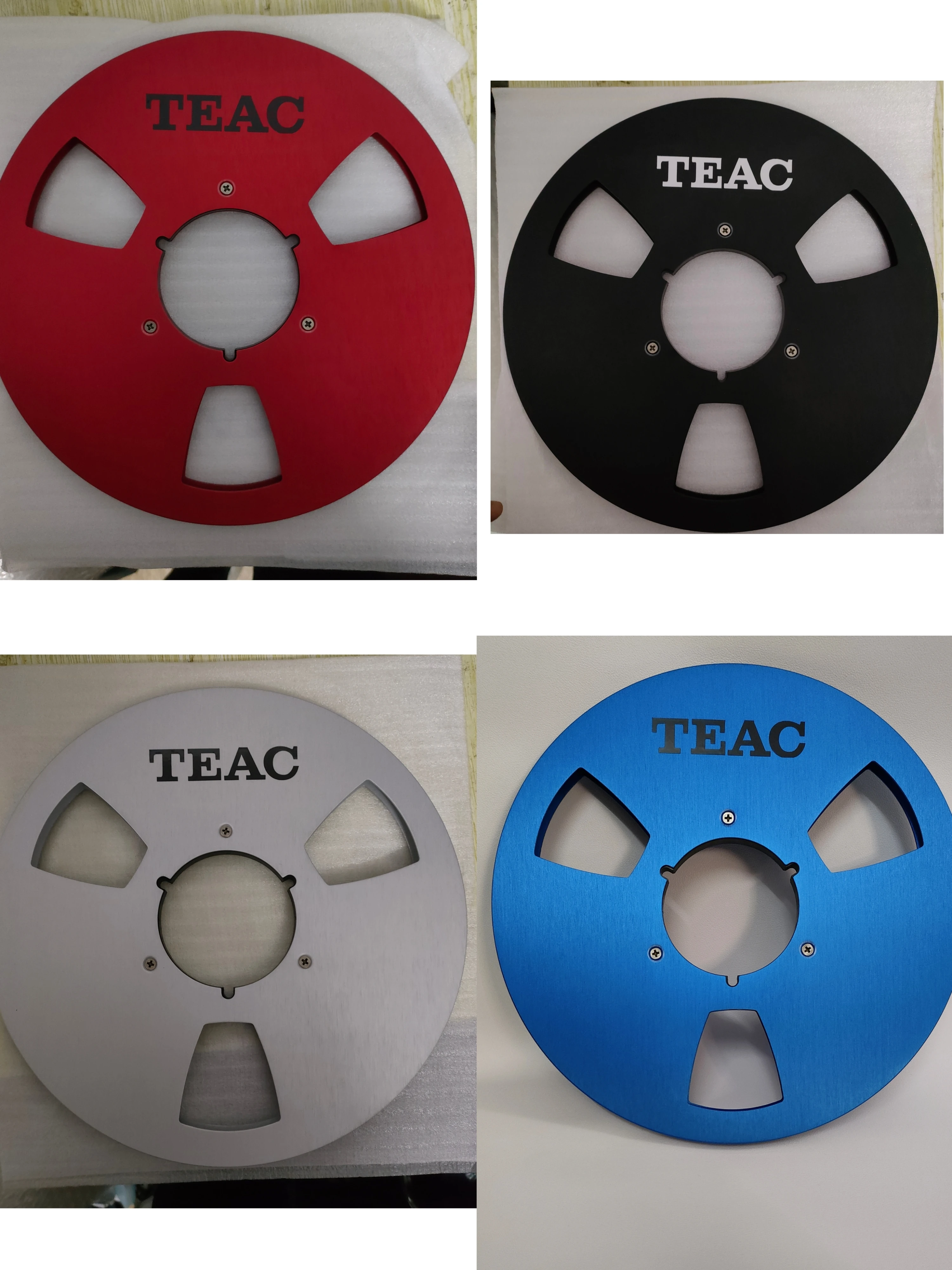 1/4 10.5 Pollici Open Reel Audio Tape Vuoto Nab Hub Reel-To-Reel Registratori Con Disco Nuovi Accessori In Alluminio Di Teac