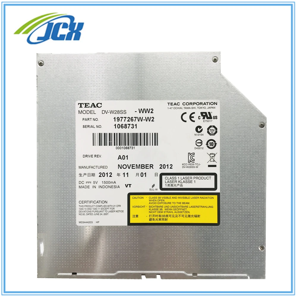 Teac Dv-W28Ss Dvd Superdrive Super Multi 8X Dvdrw Rewriter 24X Cd-Rw Masterizzatore Slot-In Sata Drive