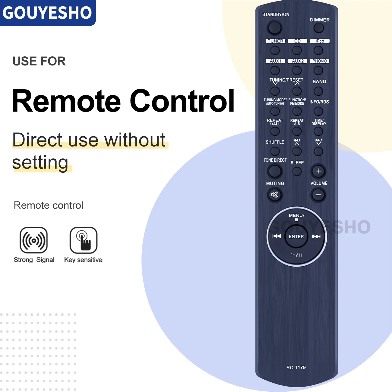 Nuovo Telecomando Adatto Per Il Controller Del Lettore Del Sistema Audio Av Teac Rc-1179 Cr-H500 A-H380