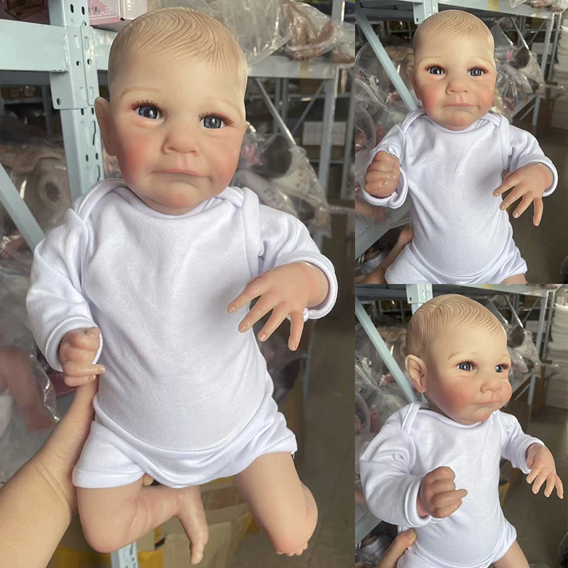 49Cm Bebe Reborn Doll Soft Cuddly Body Bambole Appena Nate Dall'Aspetto Reale Fatte A Mano Realistiche Boneca Bebe Dolls Regali Giocattolo