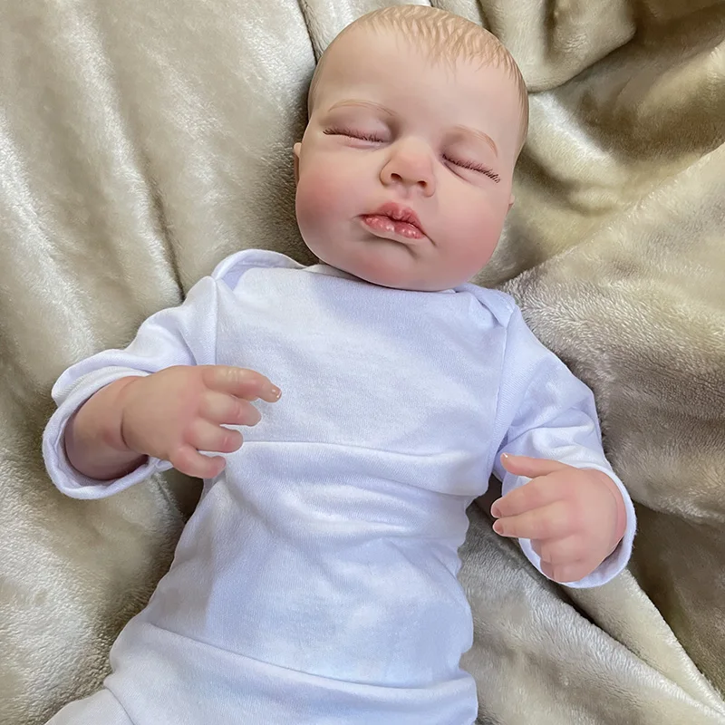 19 Pollici Bebe Doll Reborn Popular Limited Edition Doll Loutac Sleeping Newborn Bebe Realistico Soft Real Touch Cuddly Baby Doll