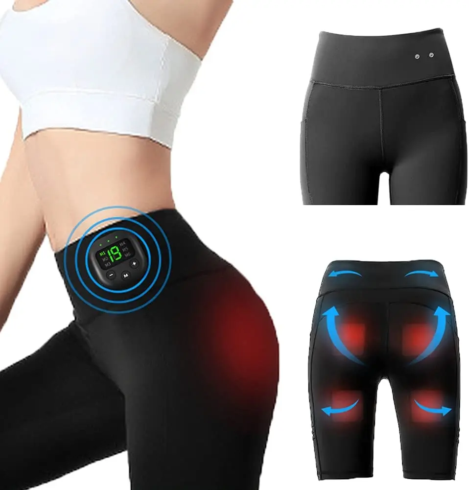 Pantaloncini A Vita Alta Pantaloni Da Yoga Con Stimolatore Muscolare Ems Stimolatore Muscolare Ricaricabile Ultimate Ems Stimolatore Per Le Donne 8 Mo