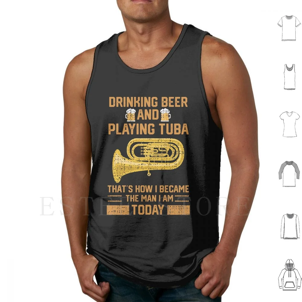 Divertente Tuba Player Banda Da Marcia Birra Bere Regalo Canotte Gilet Senza Maniche Tuba Tubist Tubaist Tuba Player Tuba Mom