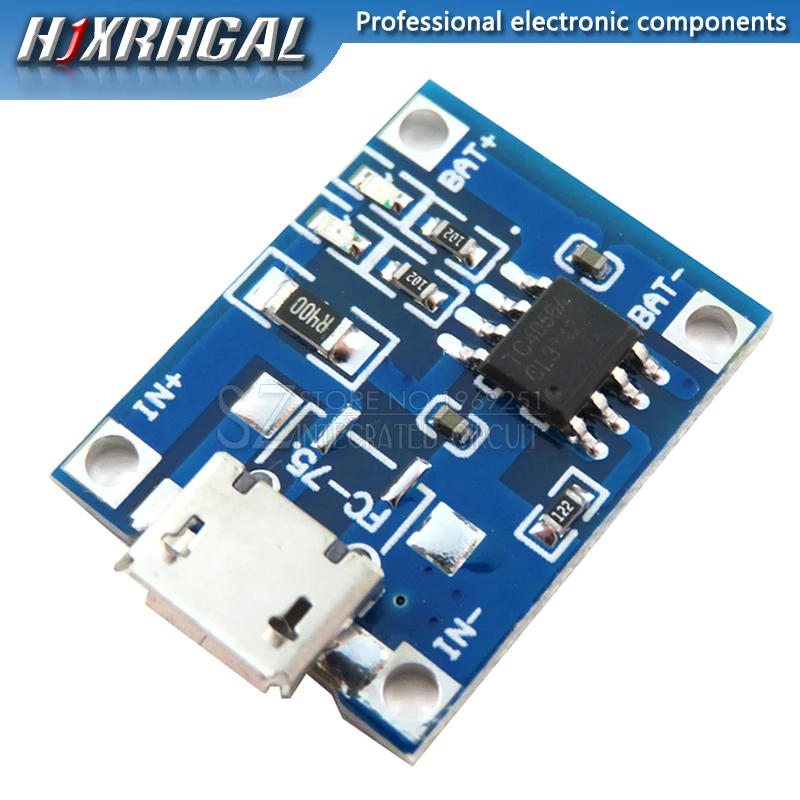 5Pcs Tp4056 1A Lipo Battery Charging Consiglio Modulo Caricatore Batteria Al Litio Fai Da Te Micro Porta Mike Usb Nuovo Hjxrhgal