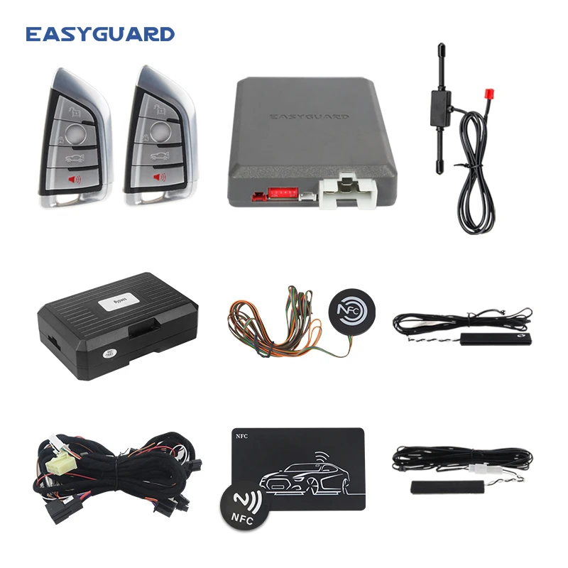Easyguard Can Bus Display Lcd Stile Pke Kit Adatto Per Bmw E71,E72,X6 Dopo 2007 Plug & Play Facile Installazione Fai-Da-Te Avviamento Remoto