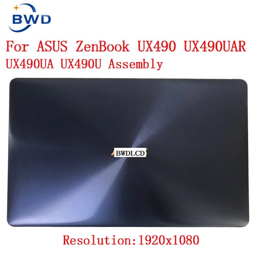 Per Asus Zenbook 3 Deluxe Ux490 Ux490U Ux490Ua Schermo Lcd In Vetro Schermo Lcd Completo Con Coperchio
