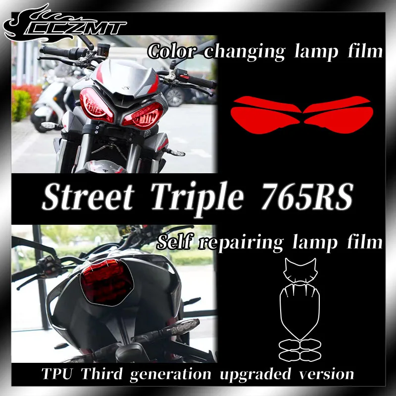 Per Triumph Street Triple 765Rs Accessori Fari Luci Posteriori Pellicola Trasparente Modifica Del Film Dello Strumento