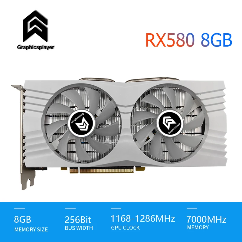 Scheda Grafica Per Computer Rx580 8Gb Scheda Video 256Bit Vga Gioco Per Pc Per Amd