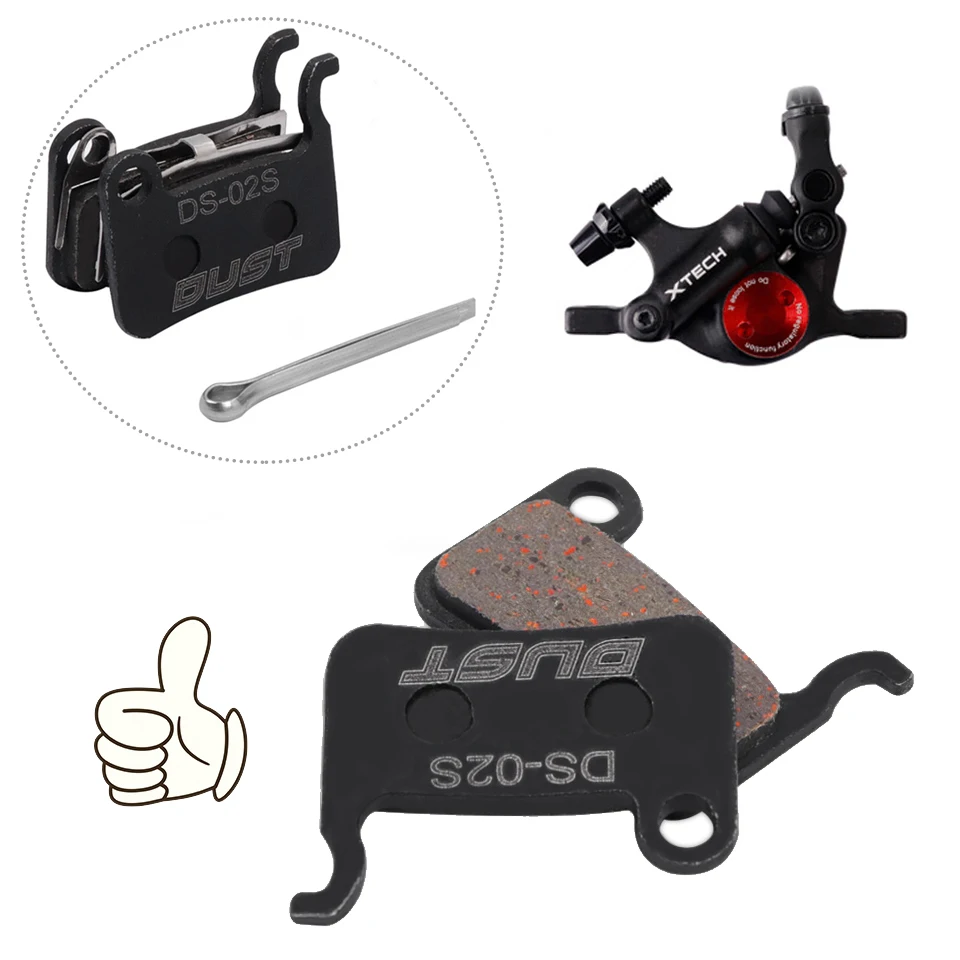4/6/10Pairs Semi-Metal Ceramic Disc Brake Pads For Xiaomi M365 Pro Xtech Mtb Bicycle Disc Brake Pads Zoom Xtech Hb100
