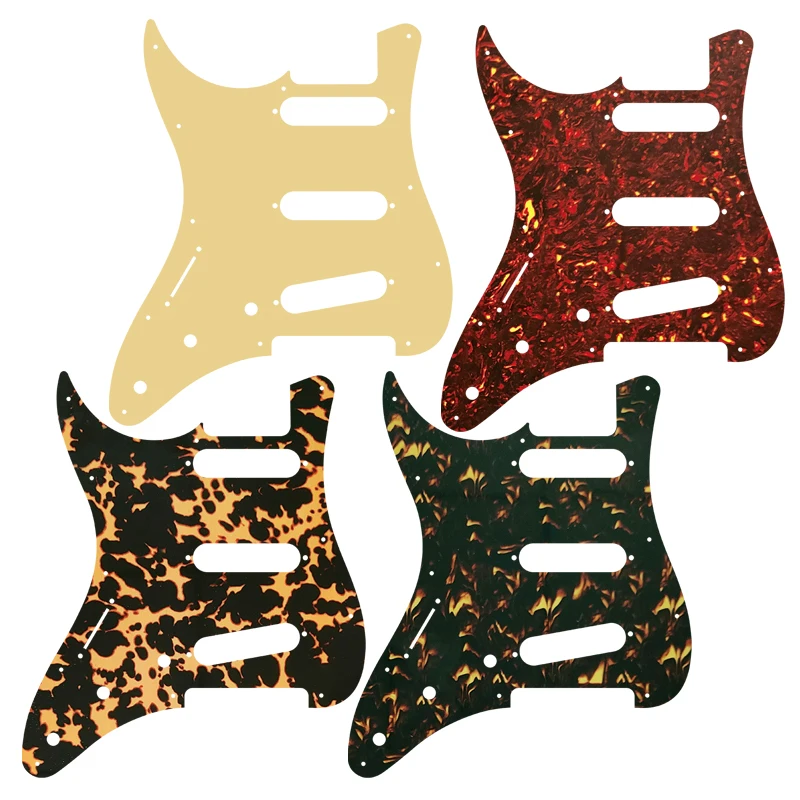 Parti Personalizzate Pleroo-Per La Mano Sinistra Personalizza Pickguard Assem Larry Carlton S7 Sss Chitarra Vintage Pickgurad Scelta Multicolore