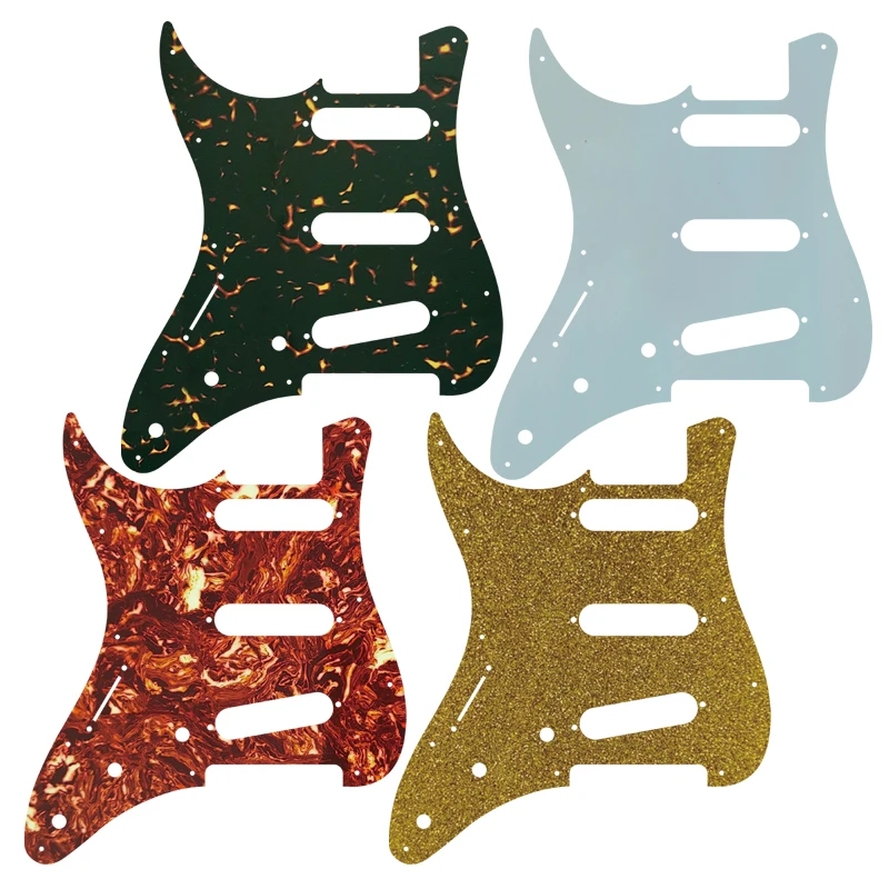 Parti Personalizzate Xinyue-Per La Mano Sinistra Personalizza Pickguard Assem Larry Carlton S7 Sss Chitarra Vintage Pickgurad Scelta Multicolore