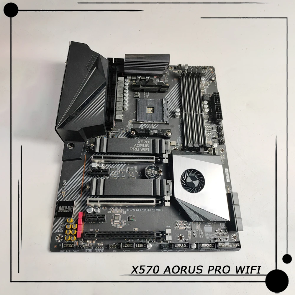 Nuova Scheda Madre Socket Am4 Ddr4 128Gb Pci-E 4.0 Atx Per Gigabyte X570 Aorus Pro Wifi