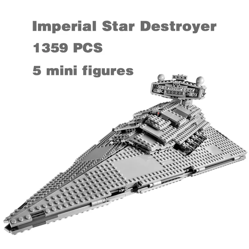 1359 Pcs Imperial Star Destroyer Building Blocks Mattoni 05062 Bambini Educativi Natale Compleanno Giocattolo Regali Compatibili 75055