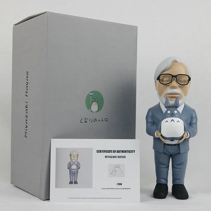 Trendsetter Mighty Jaxx Miyazaki Hayao Action Figure Toys 30Cm Trend Leader Collection Hayao Miyazaki Con Modello Di Figurina Totoro