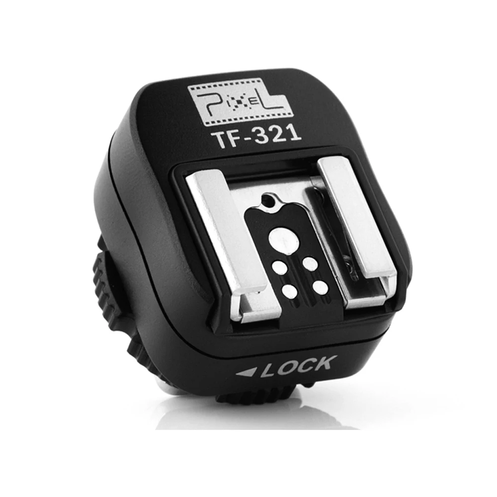 Pixel Tf-321 Ttl Flash Hot Shoe Hotshoe Adapter Converter For Canon 580Ex 550Ex 600D 700D 70D 6D 60D 550D 5D Camera And Flashgun