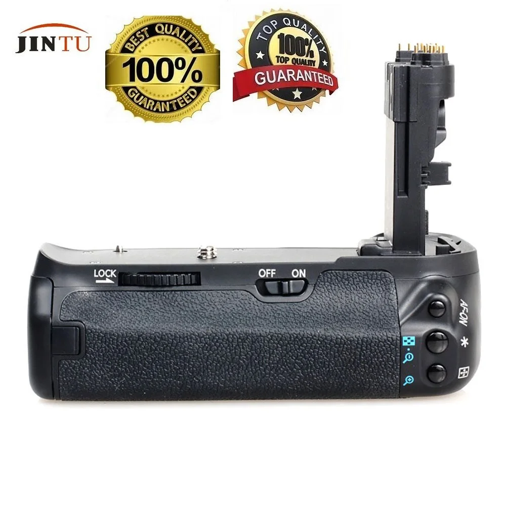 Impugnatura Batteria Jintu Per Canon Eos 60D Lp-E6 Fotocamera Digitale Dslr Come Bg-E9 Bge9 1 Anno Di Garanzia + Spedizione Gratuita