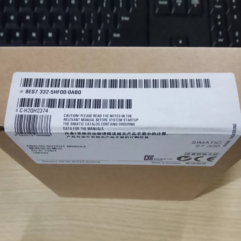 6 Es7 332-5Hf00-0Ab0 Per Siemens Simatic S7-300 Uscita Analogica Sm 332 Isolato
