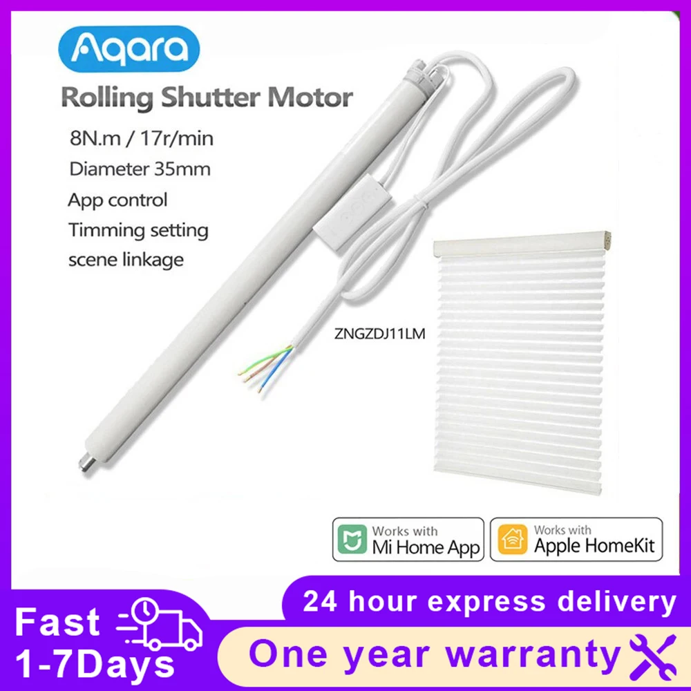 Aqara Smart Roller Motor Zigbee Tenda Rolling Shutter Motor Timing Setting Telecomando Funziona Con Apple Homekit Mi Home App