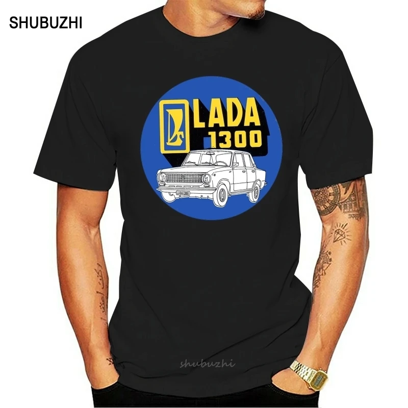 Shubuzhi Maglietta Moda T-Shirt Lada Niva Vintage Lada 1300 Rivenditore Auto Russa Fuoristrada 4X4 Tees