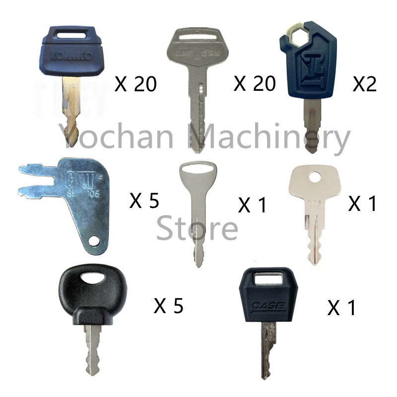 55 Chiave Per Caterpillar Komatsu Kobelco Escavatore Liebherr Per Bomag Case Digger Macchine Agricole Per Carrello Elevatore Toyota