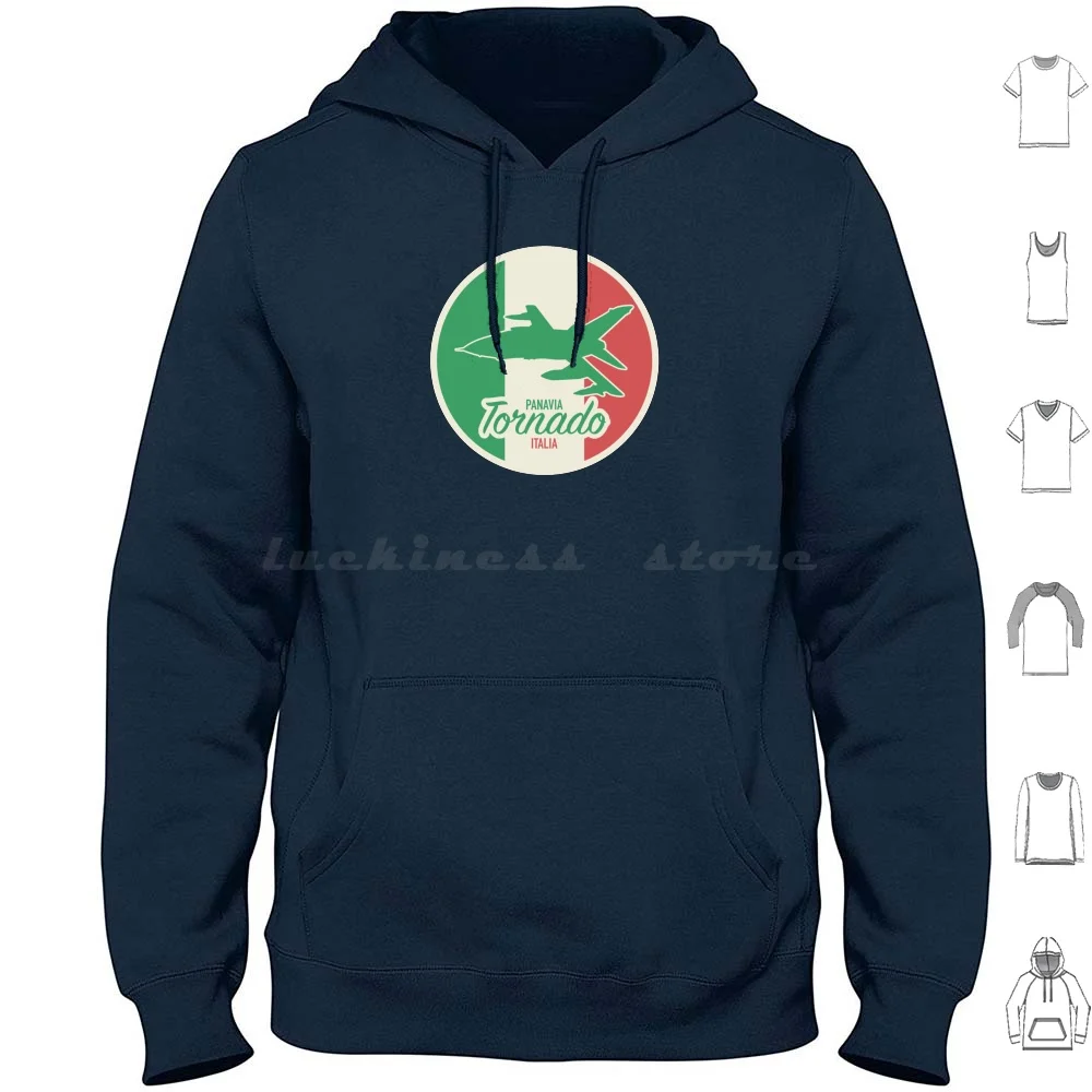 Italian Air Force Tornado Felpa Con Cappuccio In Cotone Manica Lunga Italian Tornado Italian Air Force Italian Tornado Plane Tornado