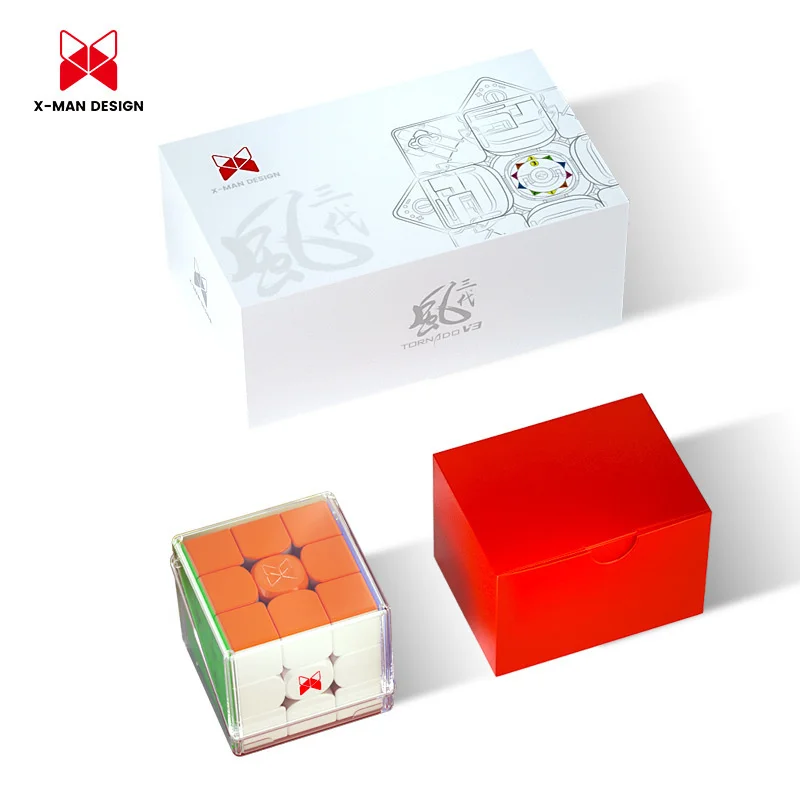 Nuovo Qiyi X-Man Tornado V3 M 3X3X3 Magnetic Speed Cube Professional X Man Magic Cube Puzzle Cubo Magico Giocattoli Regolabili Per Bambino