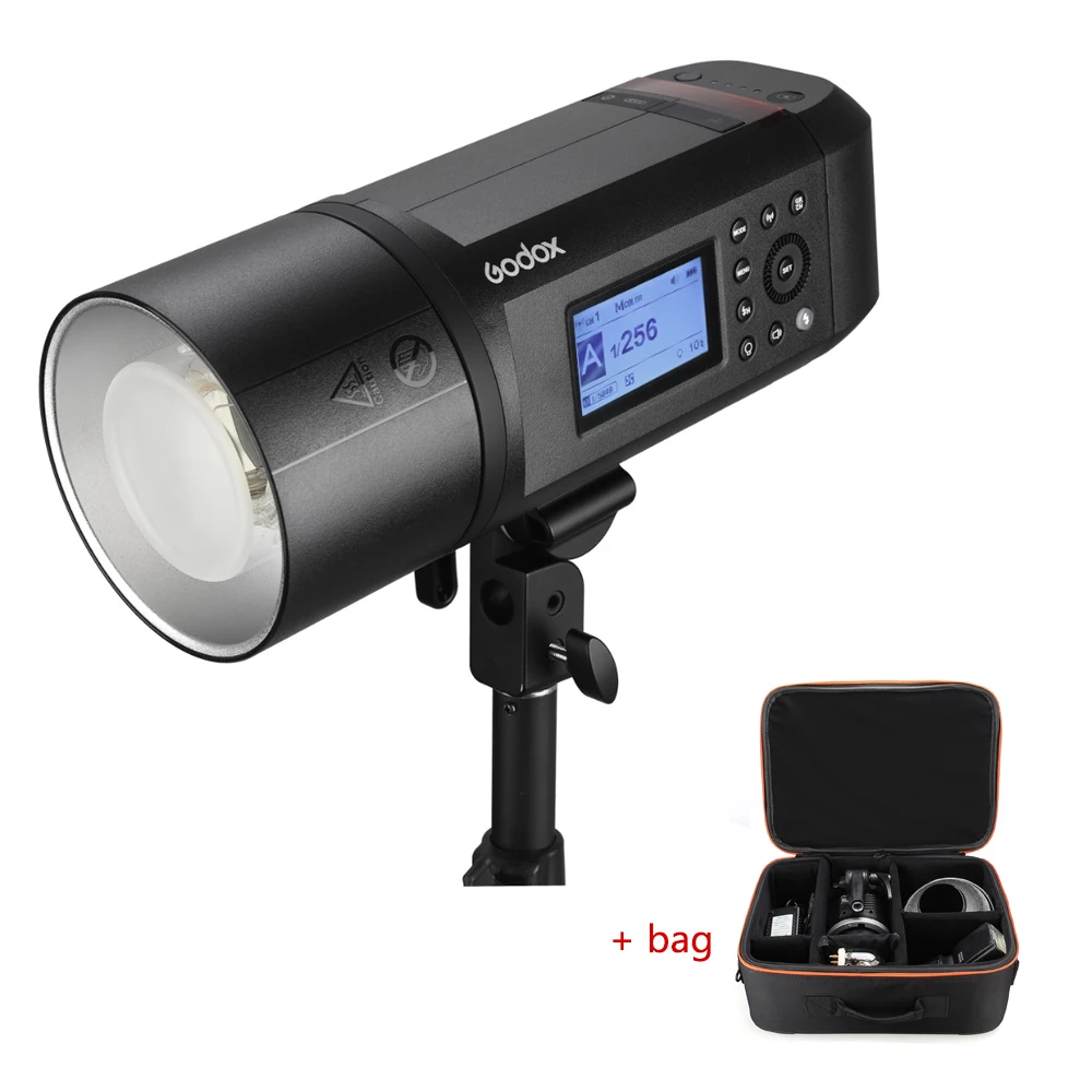 Godox Ad600 Pro Witstro All-In-One Outdoor Flash Ad600Pro Li-On Batteria Ttl Hss Con Sistema Wireless X 2.4G Integrato Per Studio