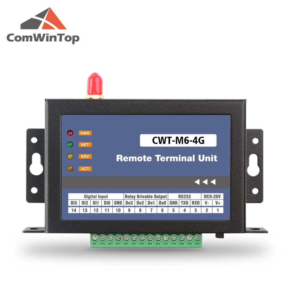 Cwt-M6-Wifi Modulo Modbus Tcp Io 2Di + 3Do + 1Ai Wifi, Wifi Modbus Rtu