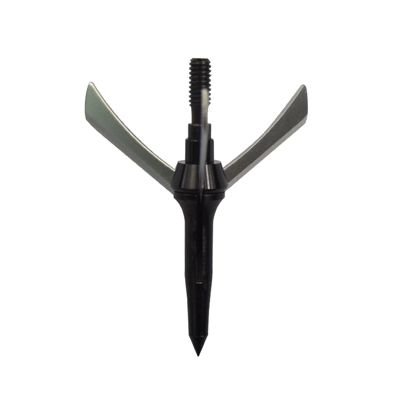 6 Pz 3 Lame Broadheads 100 Grano 2 "Taglio Caccia Arco Meccanico Balestra Bulloni Frecce Tiro Con L'Arco Freccia Broadhead