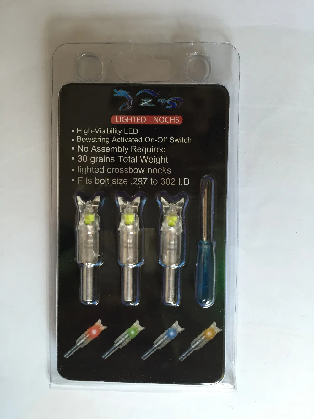 3Pcs Bulloni A Balestra A Balestra Illuminati A Led Giallo Freccia Illuminata A Led Per Caccia A Balestra Id7.6Mm Od8.8Mm
