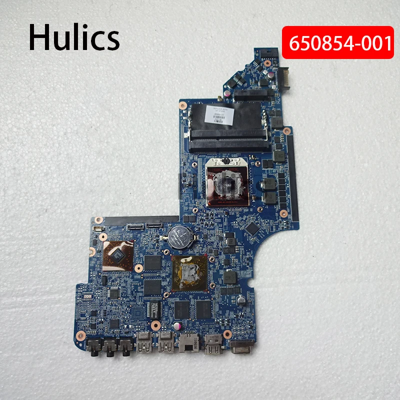 Hulics Usato 650854-001 Per La Scheda Madre Del Computer Portatile Hp Pavilion Dv6 Dv6-6000 Ddr3