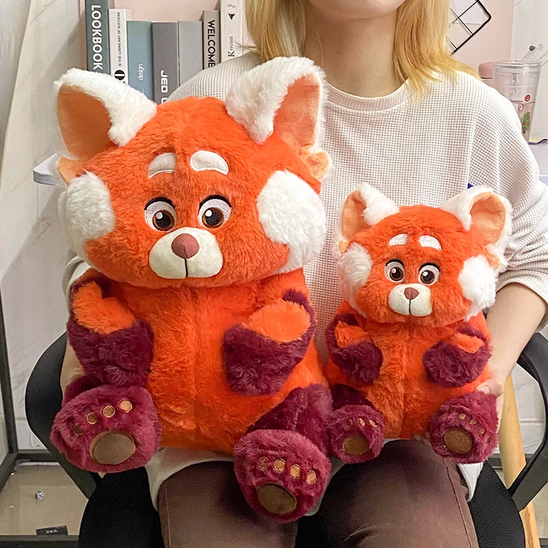 Disney Turning Red Cute Red Panda Peluche Morbido Peluche Cartoon Panda Plushies Placare Doll Regali Di Natale Ragazza Bambino