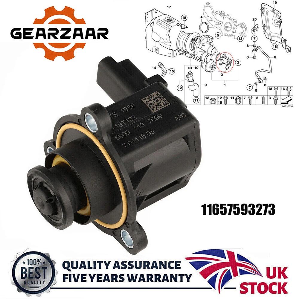 Per Mini R56 R57 R58 R59 Cooper S Jcw 1.6 N14 N18 Turbo Deviatore Elettrovalvola