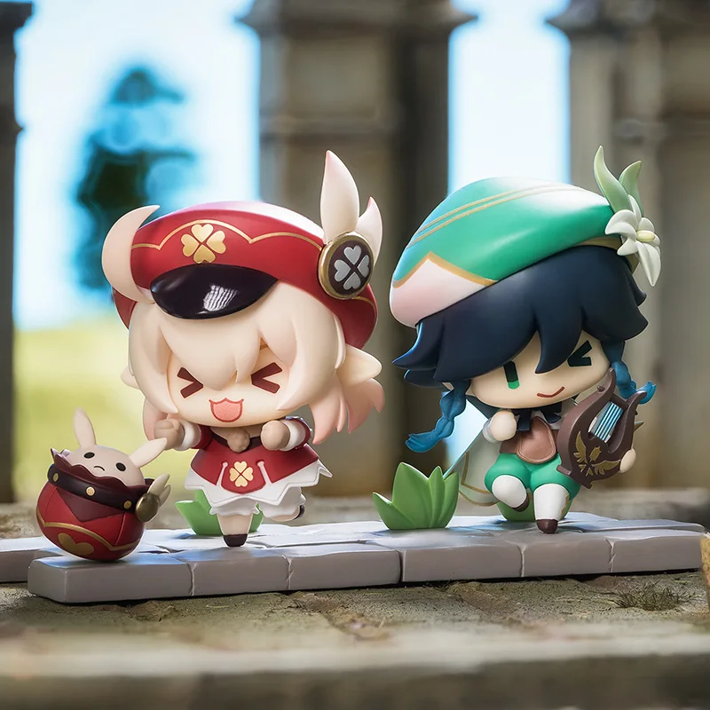 Genshin Impact Account Battlefield Heroes Theme Series Blind Box Kawaii Action Figures Scatola Di Mistery Guess Fuchesi