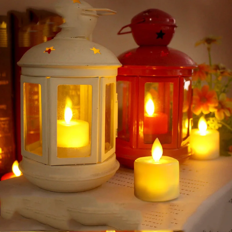 6 Pezzi Di Dancing Flame Senza Fiamma Velas De Led, Realistico Batteria Apparecchio, Romantico Tea Lights Candele Decorativo