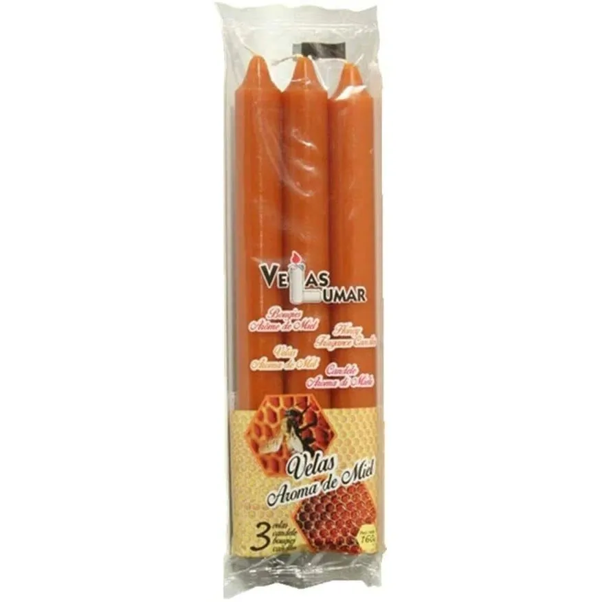 Velas Aroma Miel Velas De Cera