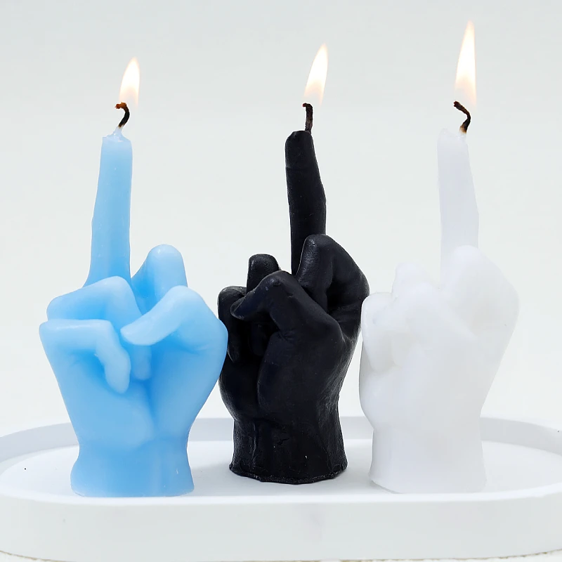 Candela A Forma Di Dito Medio, Regali Divertenti Per Amici, Candele Decorazione Per La Casa, Velas Aromaticas Perfumadas,Room Decor