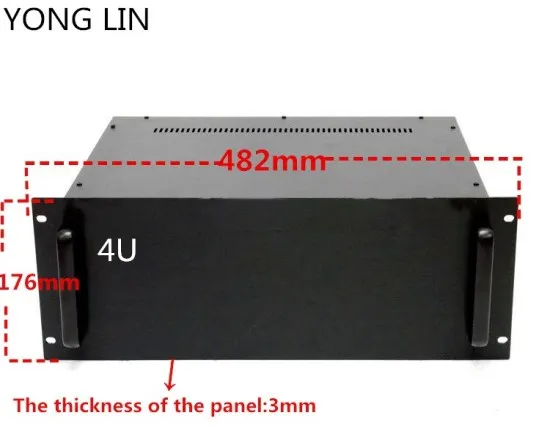 1 Pz Chassis Htpc 19 Pollice Chassis Chassis 4U Chassis Server Switch Box Di Comunicazione Dati