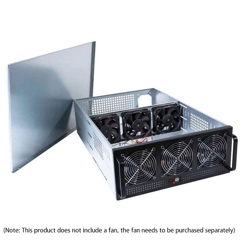 Chassis Dedicato A 8 Schede A 6 Schede Chassis Multi-Grafica 4U Chassis Gpu Chassis Server Dissipazione Del Calore Raffreddata Ad Aria