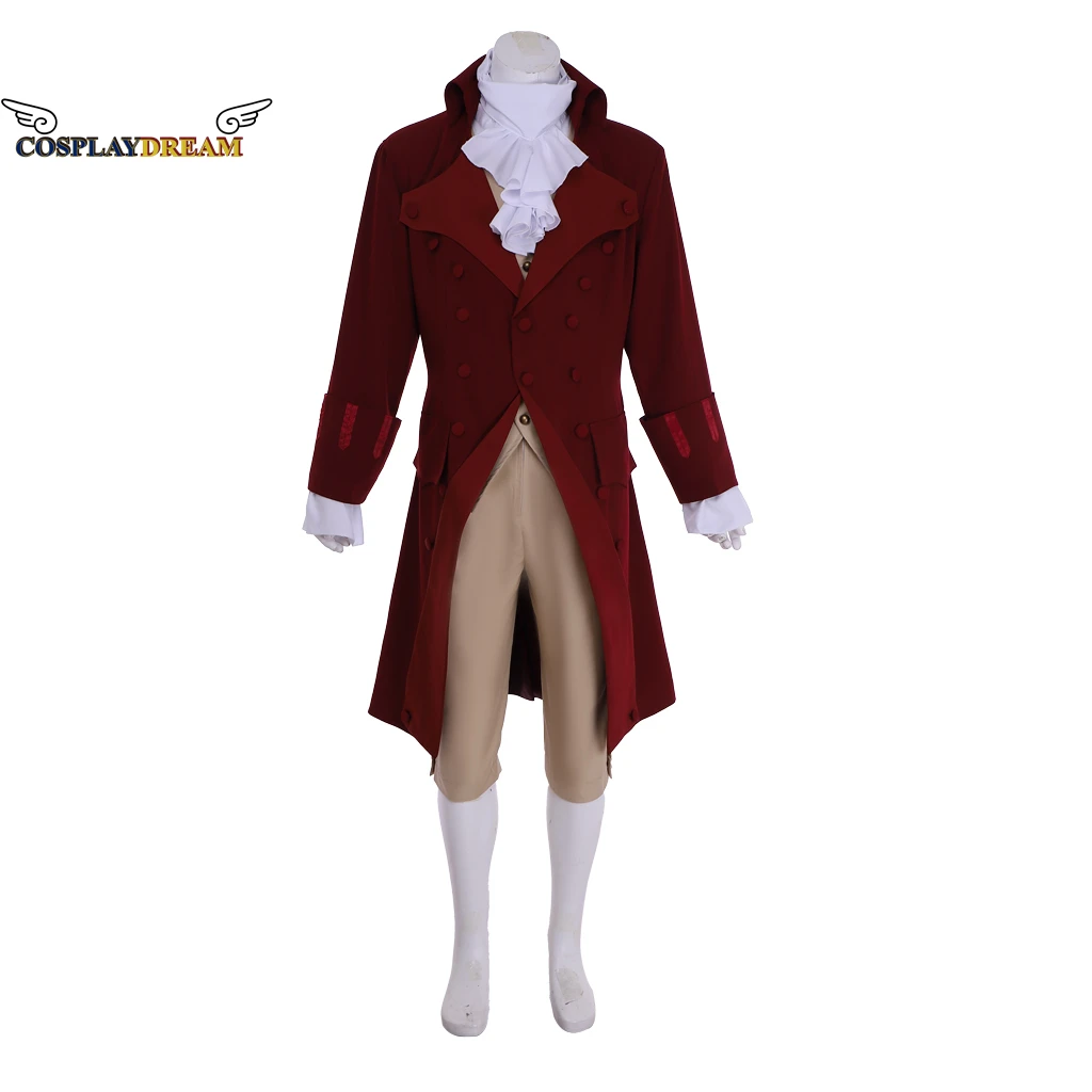 Abito Militare Britannico Del 18 ° Secolo Vestito Medievale Da Uomo Hamilton Officer Marquis De 1943 Aristocratico Hamilton Marquis Costum