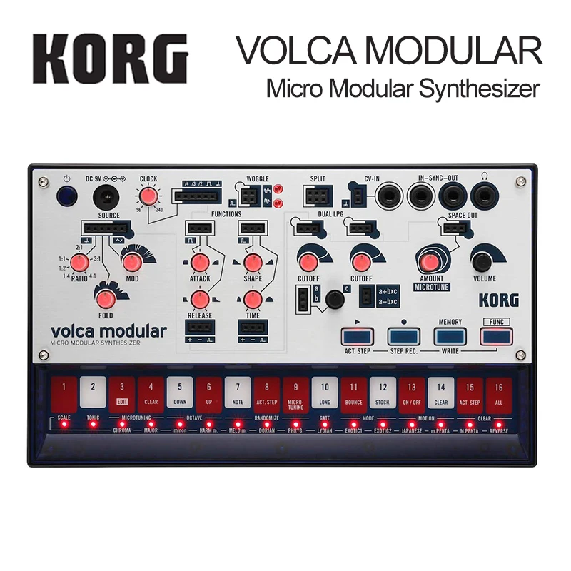 Sintetizzatore Semi-Modulare Modulare Korg Volca Con Paillettes