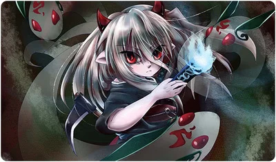 Yu-Gi-Oh Ghost Ogre & Snow Rabbit Game Card Mat Free High-End Storage Bag Mouse Pad