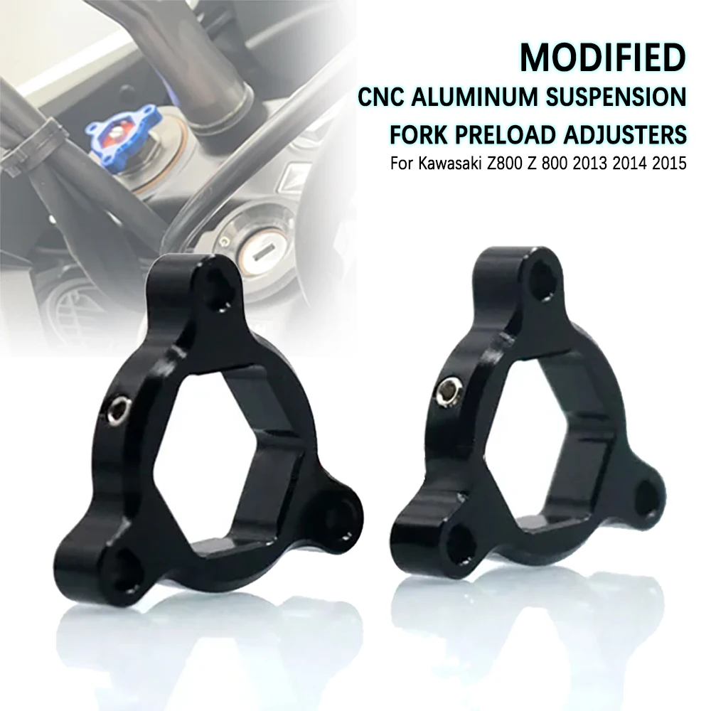 Accessori Moto 14Mm Adatto Per Kawasaki Z800 Z800 2013 2014 Cnc Alluminio Z800 Forcella Ammortizzata Regolatore Pre-Tensione