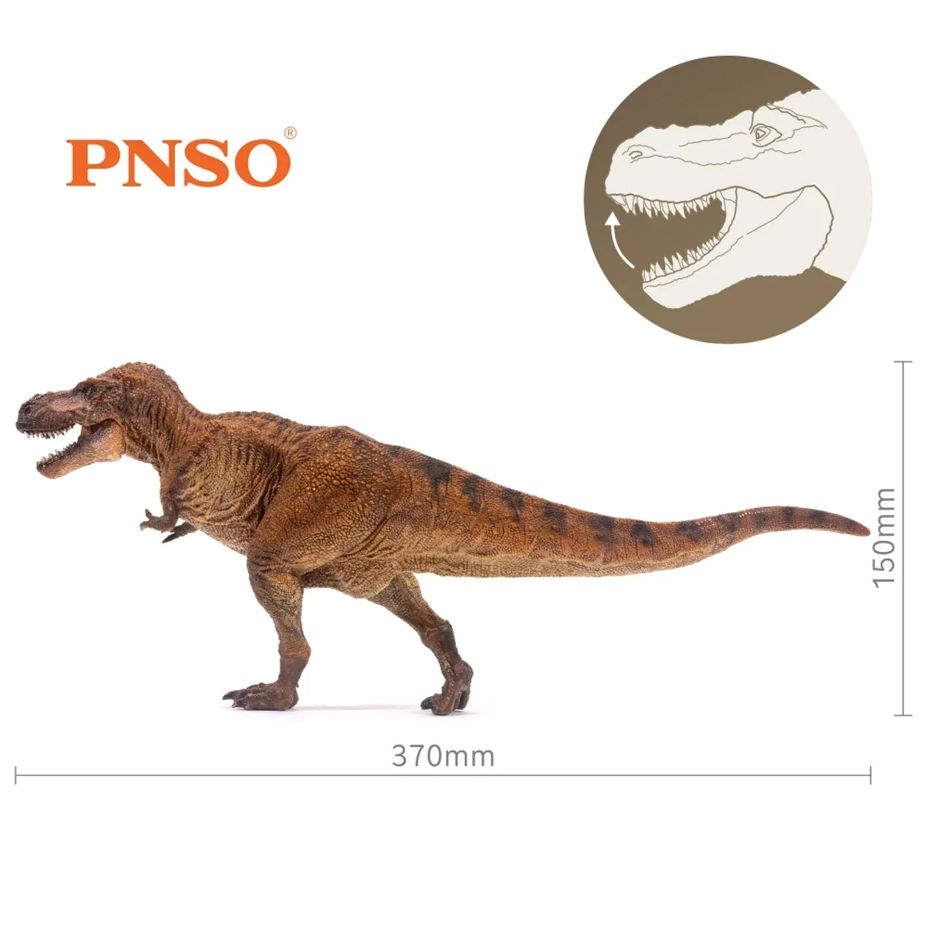 Pnso Tyrannosaurus Rex Wilson Figura T-Rex Jurassic Tyrannosauridae Dinosaur Model Animal Collection Gift For Adult