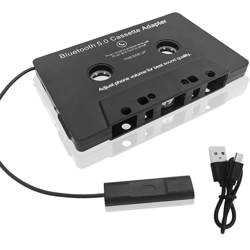 Rise-Universal Cassette Bluetooth 5.0 Adattatore Convertitore Car Tape Audio Cassette Per Aux Stereo Music Adapter Cassette