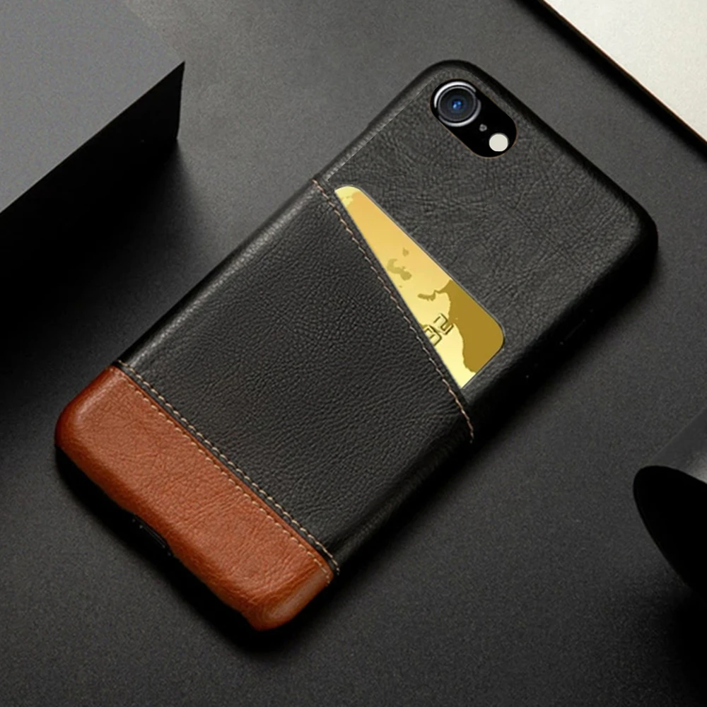 Per Apple Iphone Se 2016 Custodia Porta Slot Per Schede Giuntura Mista Custodia In Pelle Pu Per Iphone Se 2020 2022 Coque Per Iphone Se 1 2 3