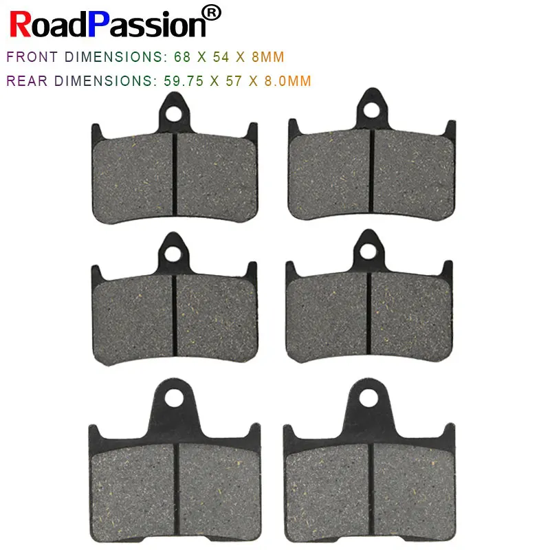 Pastiglie Freno Anteriore E Posteriore Moto Per Honda Cb 1300 "X4" Dcv/Dcw/Dcx/Dcy (Sc38) 1997 1998 1999 2000