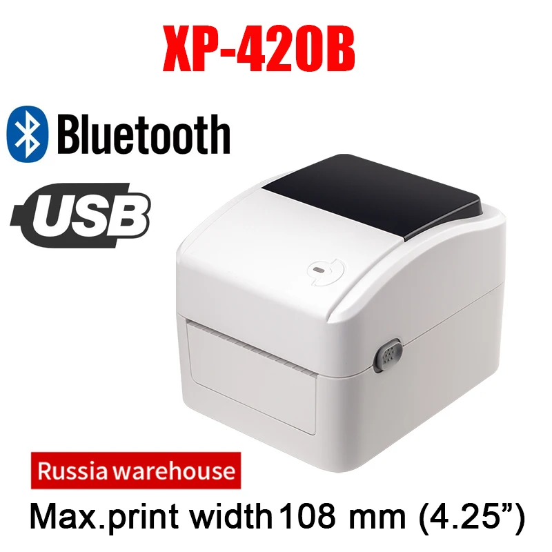 Xp-460B/420B Stampante Per Etichette Con Codici A Barre Express/Termica Da 4 Pollici Compatibile Con L'Etichetta Di Spedizione Etichetta 4X6 Pollici