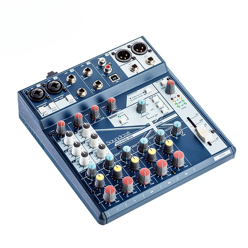 Soundcraft Blocco Note Vocale 5/8Fx/12Fx Mini Mixer Registrazione Scheda Audio Ancora Trasmissione In Diretta