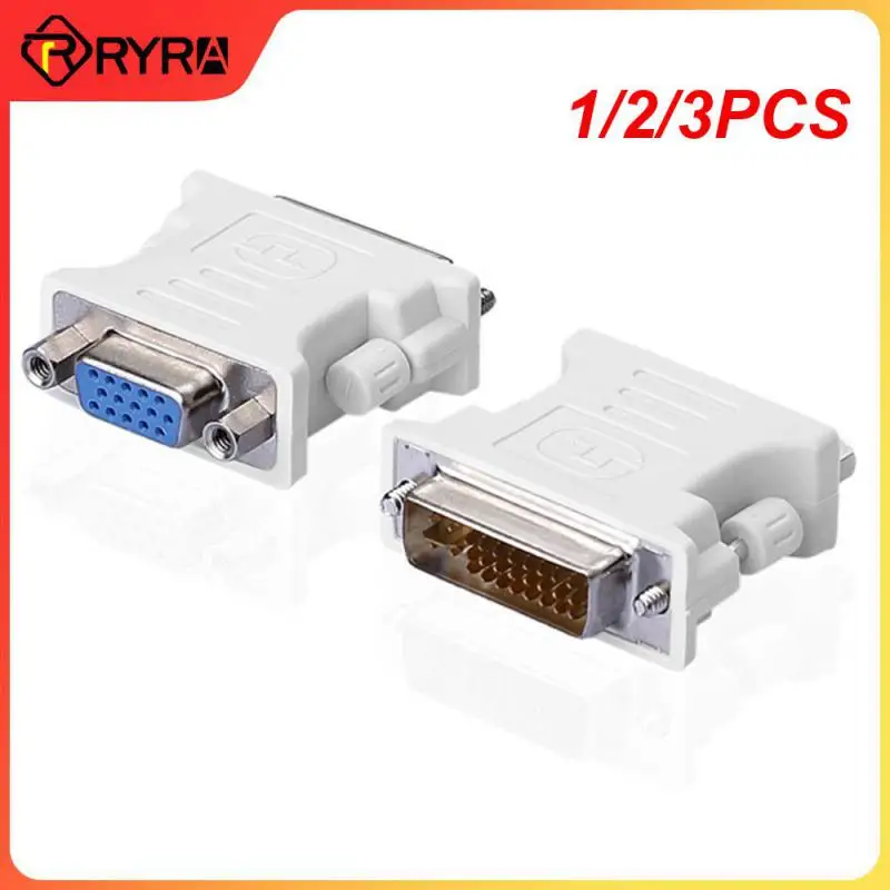 2023 Dvi-I 24 + 5 Pin Maschio A Vga Hd15 Pin Femmina Convertitore Adattatore Plug And Play Per Tv Crt Monitor Proiettori Computer